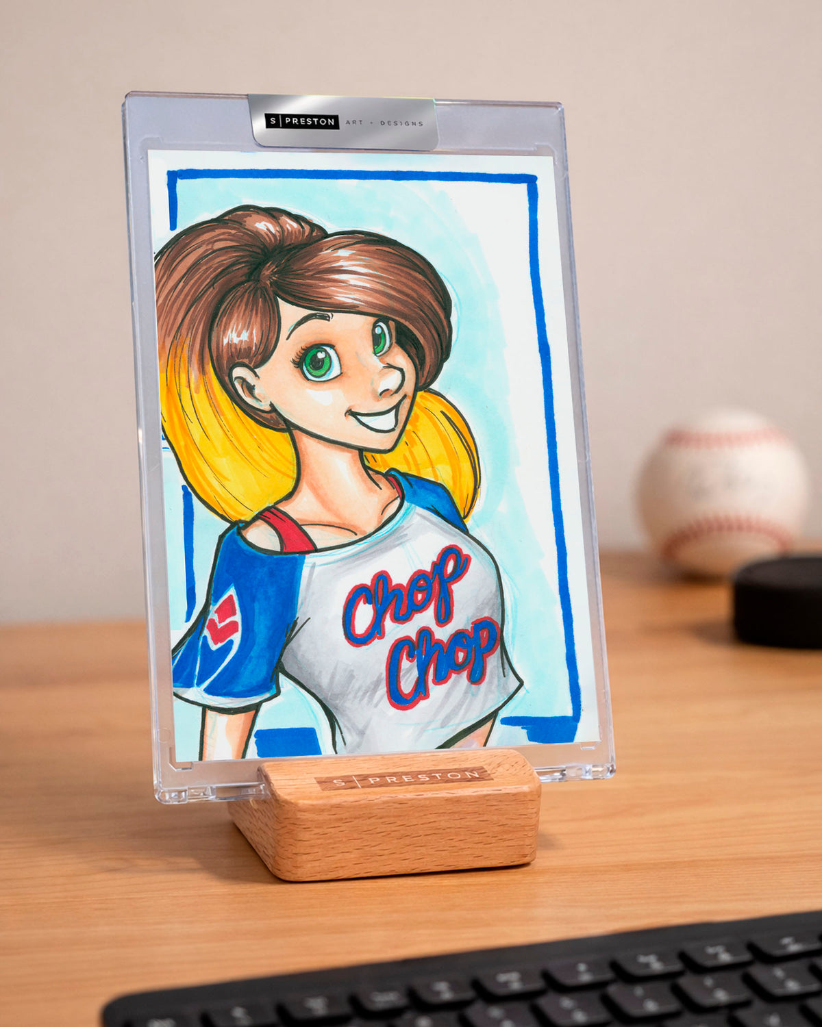 WinS® Every Day Konni Mackenzie Original Art Slab - 2025 All-Star Game