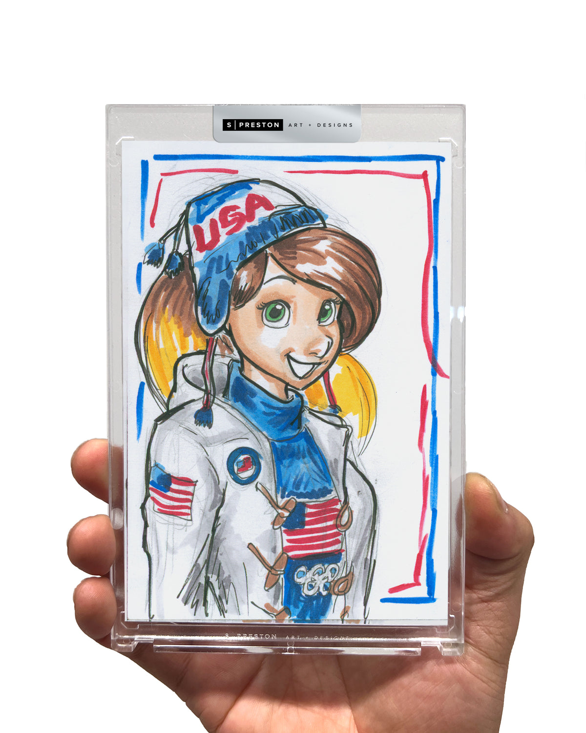 WinS® Every Day Konni Mackenzie Original Art Card Slab 2026-02-06