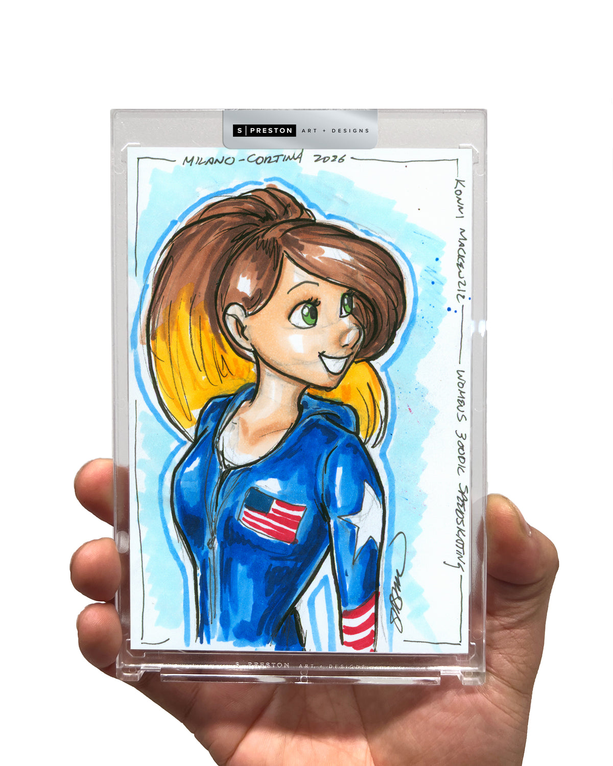 WinS® Every Day Konni Mackenzie Original Art Card Slab 2026-02-07