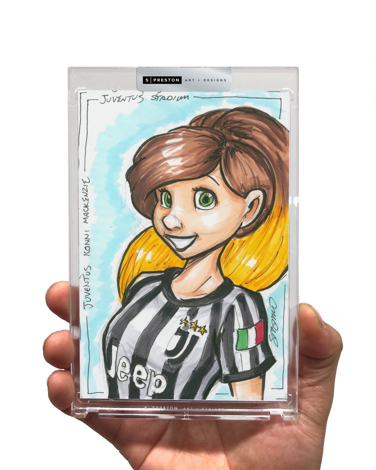 WinS® Every Day Konni Mackenzie Original Art - Juventus FC