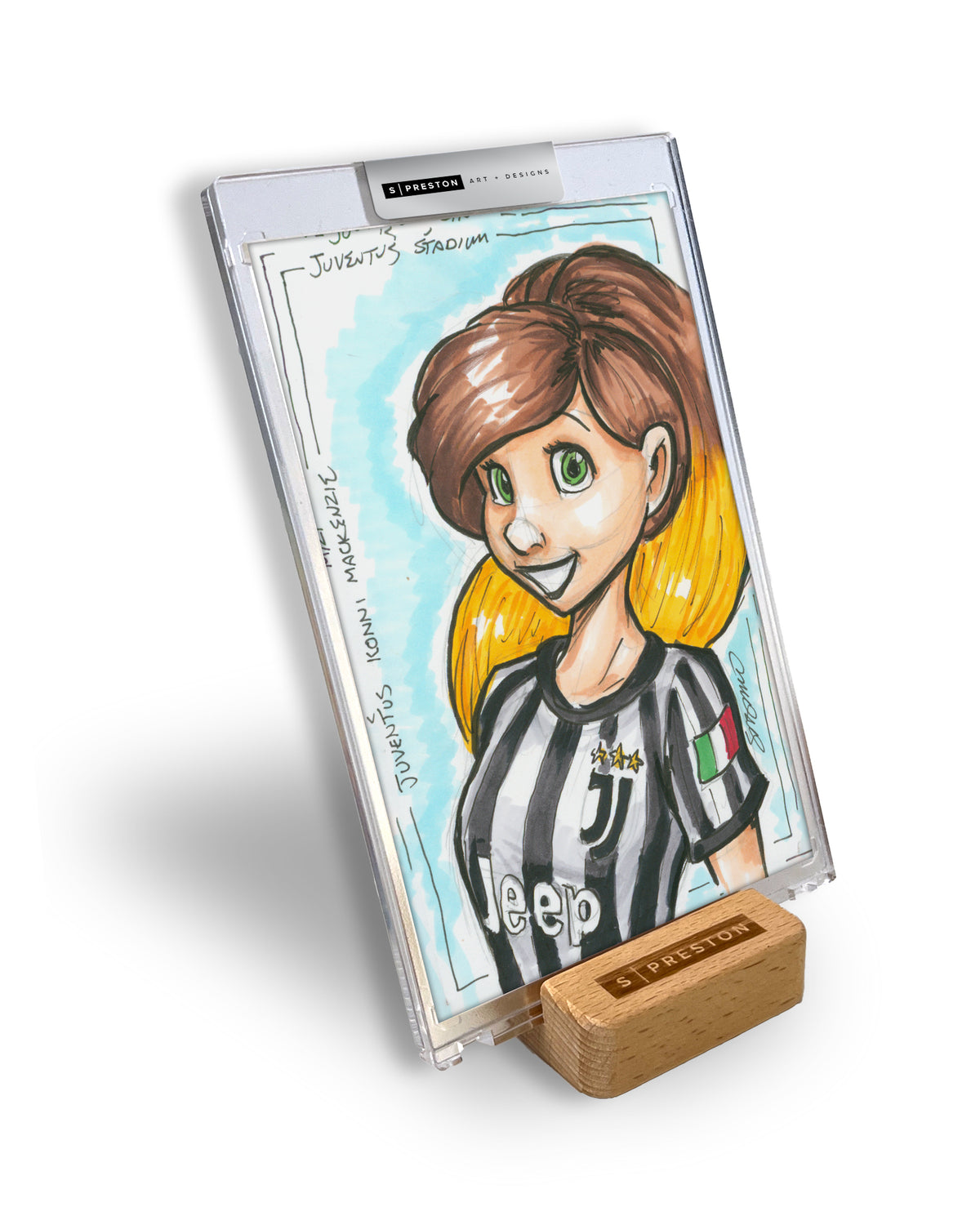 WinS® Every Day Konni Mackenzie Original Art - Juventus FC