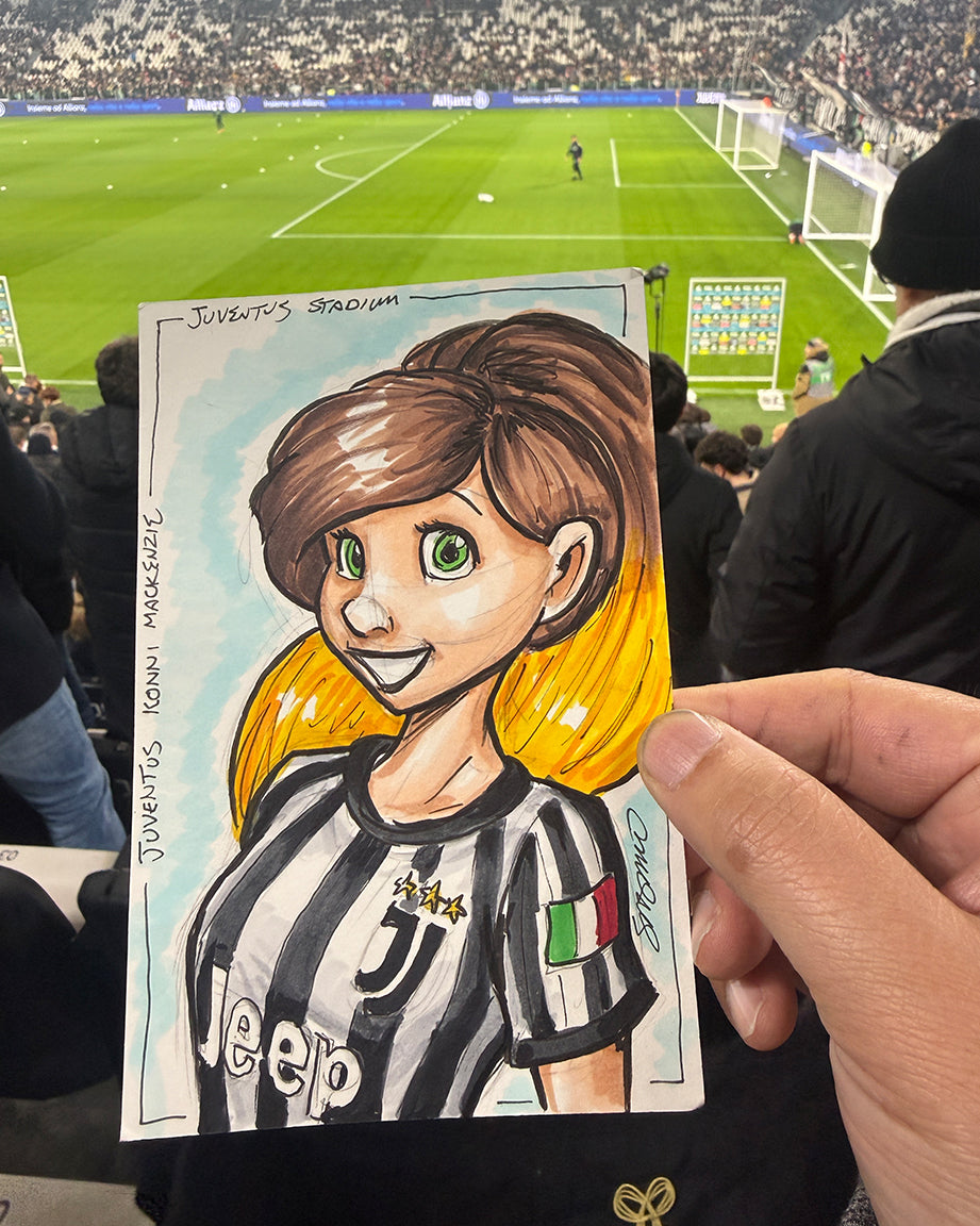 WinS® Every Day Konni Mackenzie Original Art - Juventus FC