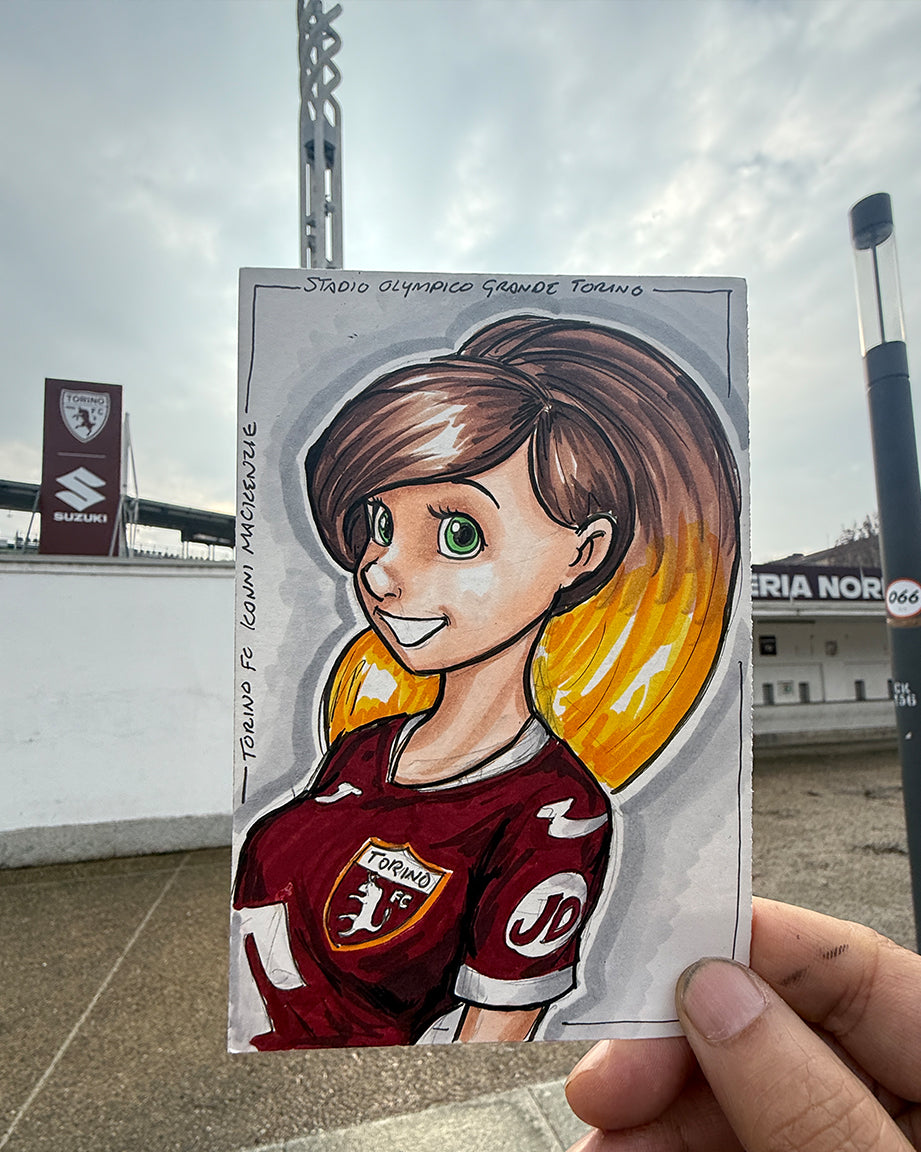 WinS® Every Day Konni Mackenzie Original Art - Torino FC