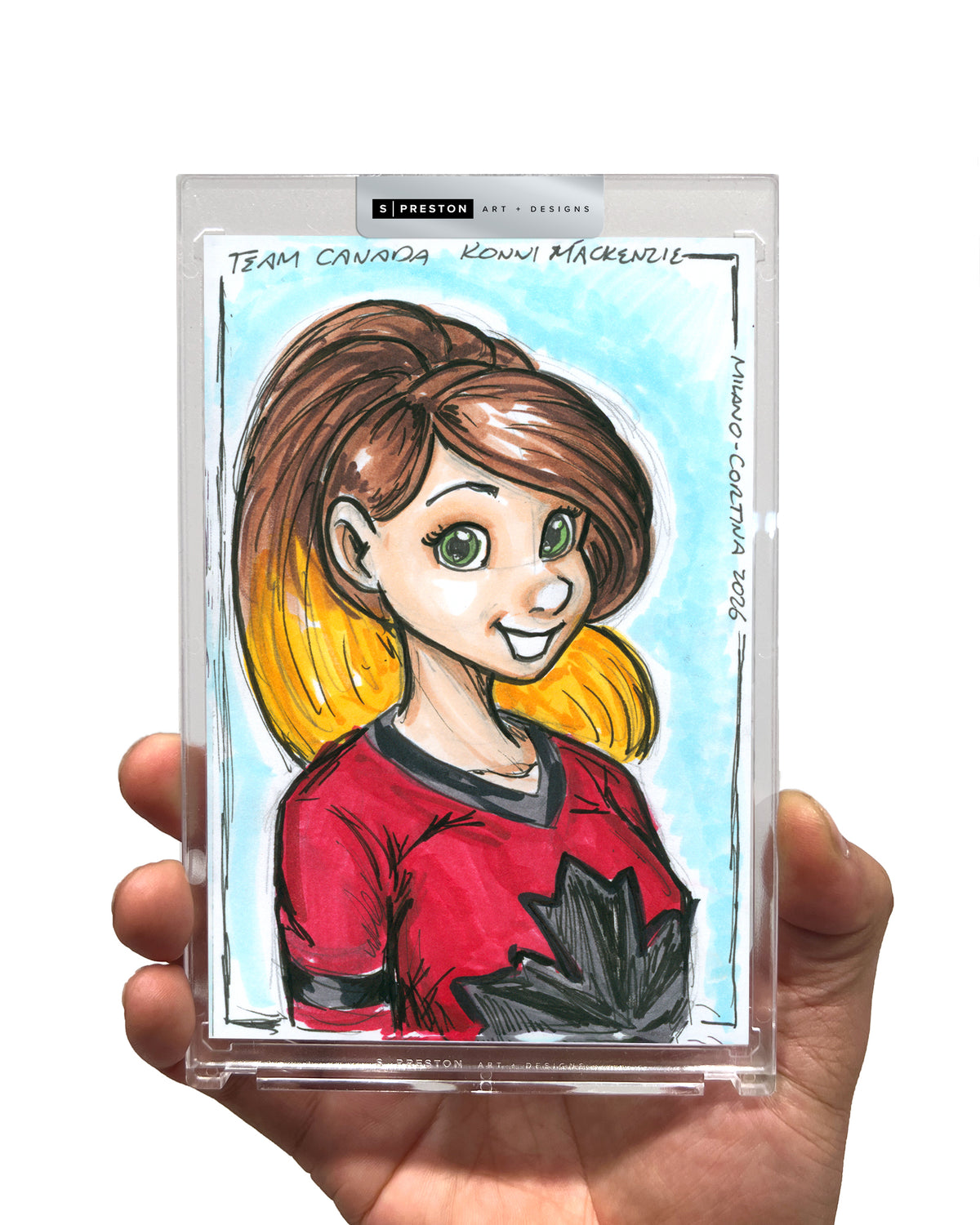 WinS® Every Day Konni Mackenzie Original Art - Milan 2026 Hockey Canada