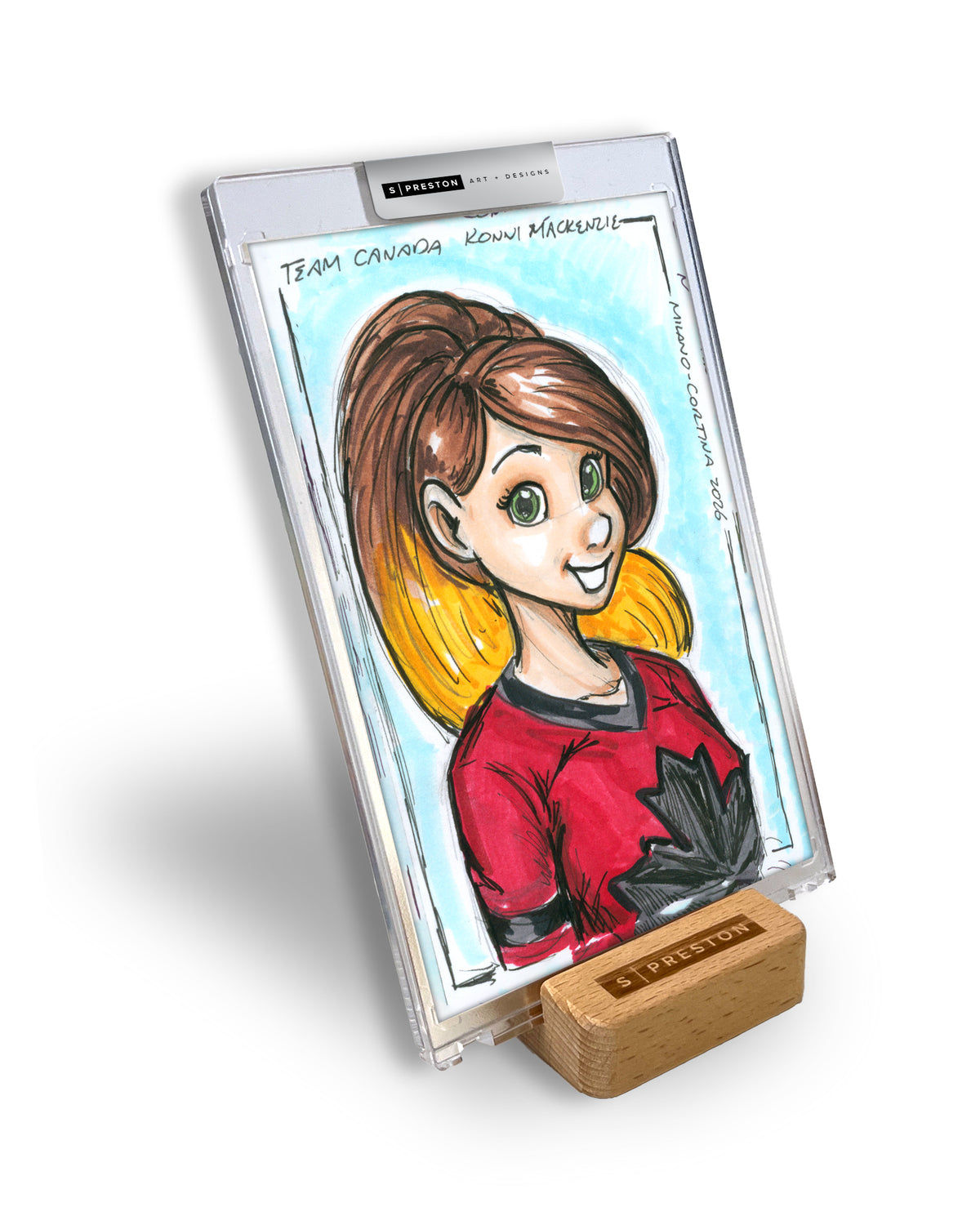 WinS® Every Day Konni Mackenzie Original Art - Milan 2026 Hockey Canada