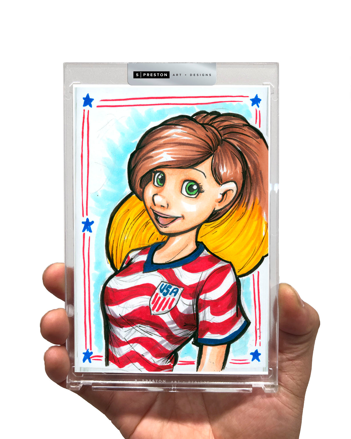 WinS® Every Day Konni Mackenzie Original Art Slab - World Cup USA