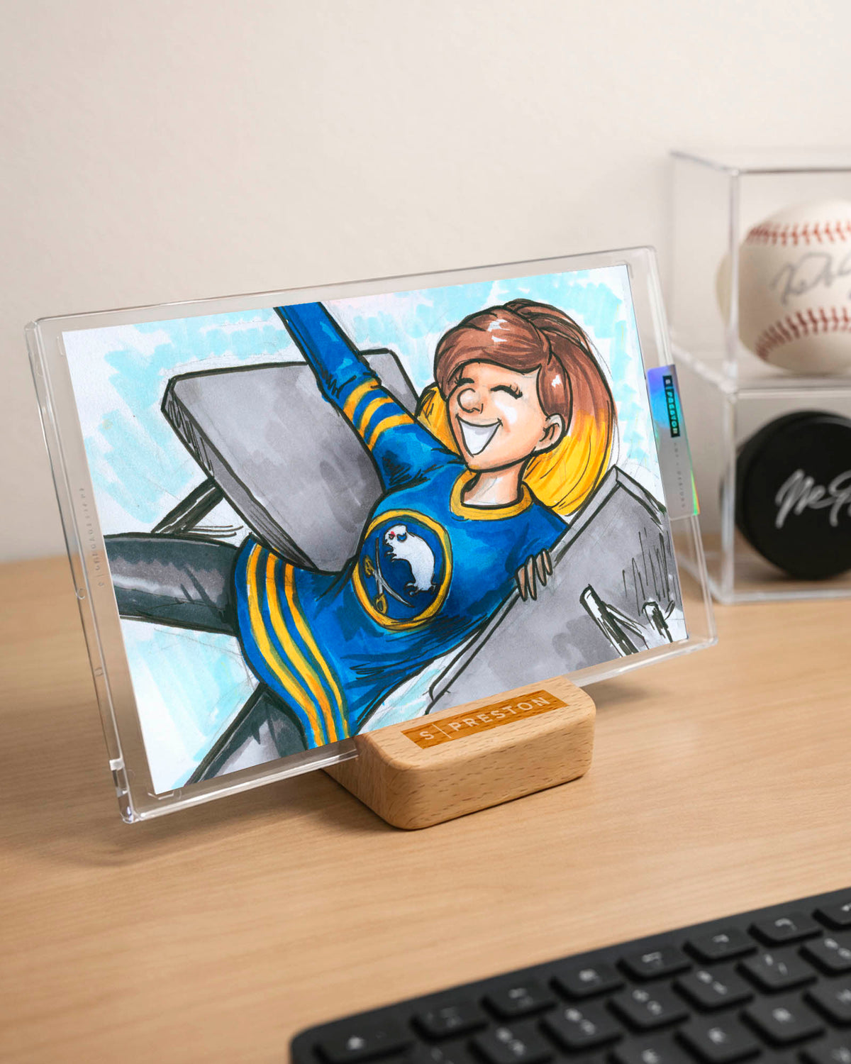 WinS® Every Day Sabres Konni Mackenzie Original Art Slab 2026-05-13