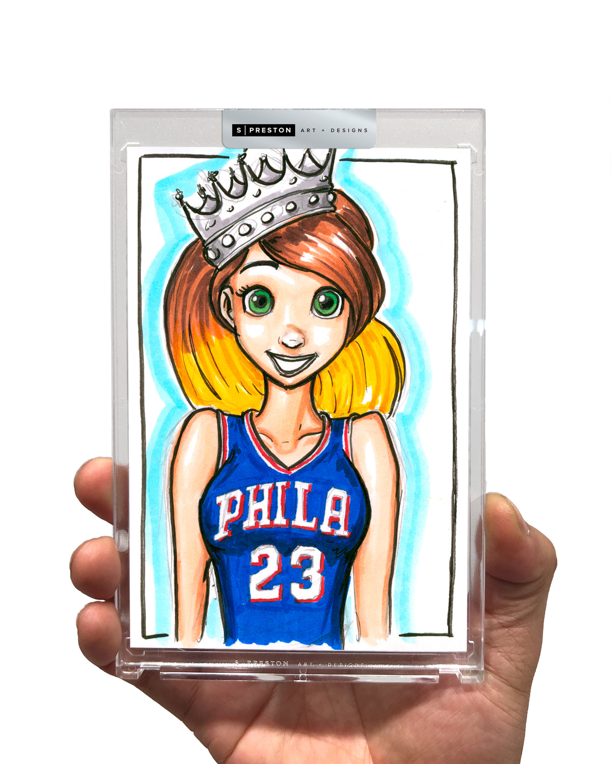 WinS® Every Day Konni Mackenzie Original Art - King lands in Philly