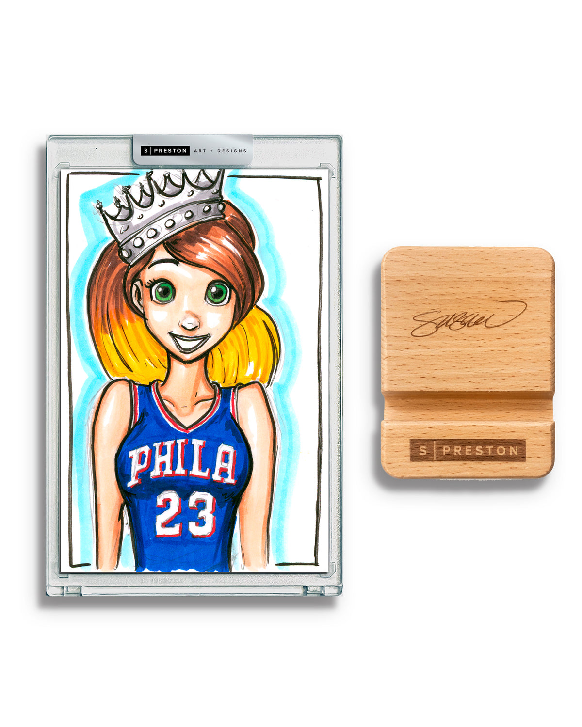 WinS® Every Day Konni Mackenzie Original Art - King lands in Philly