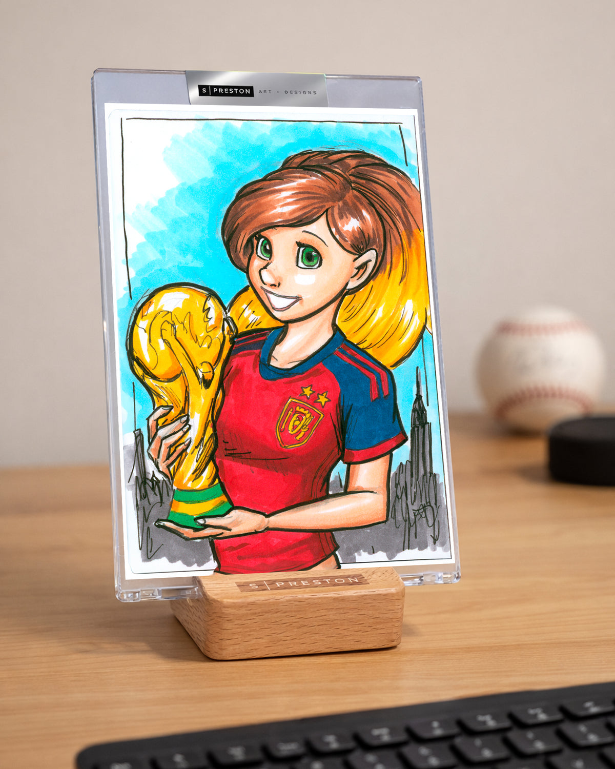 WinS® Every Day Konni Mackenzie Original Art - World Cup Champions