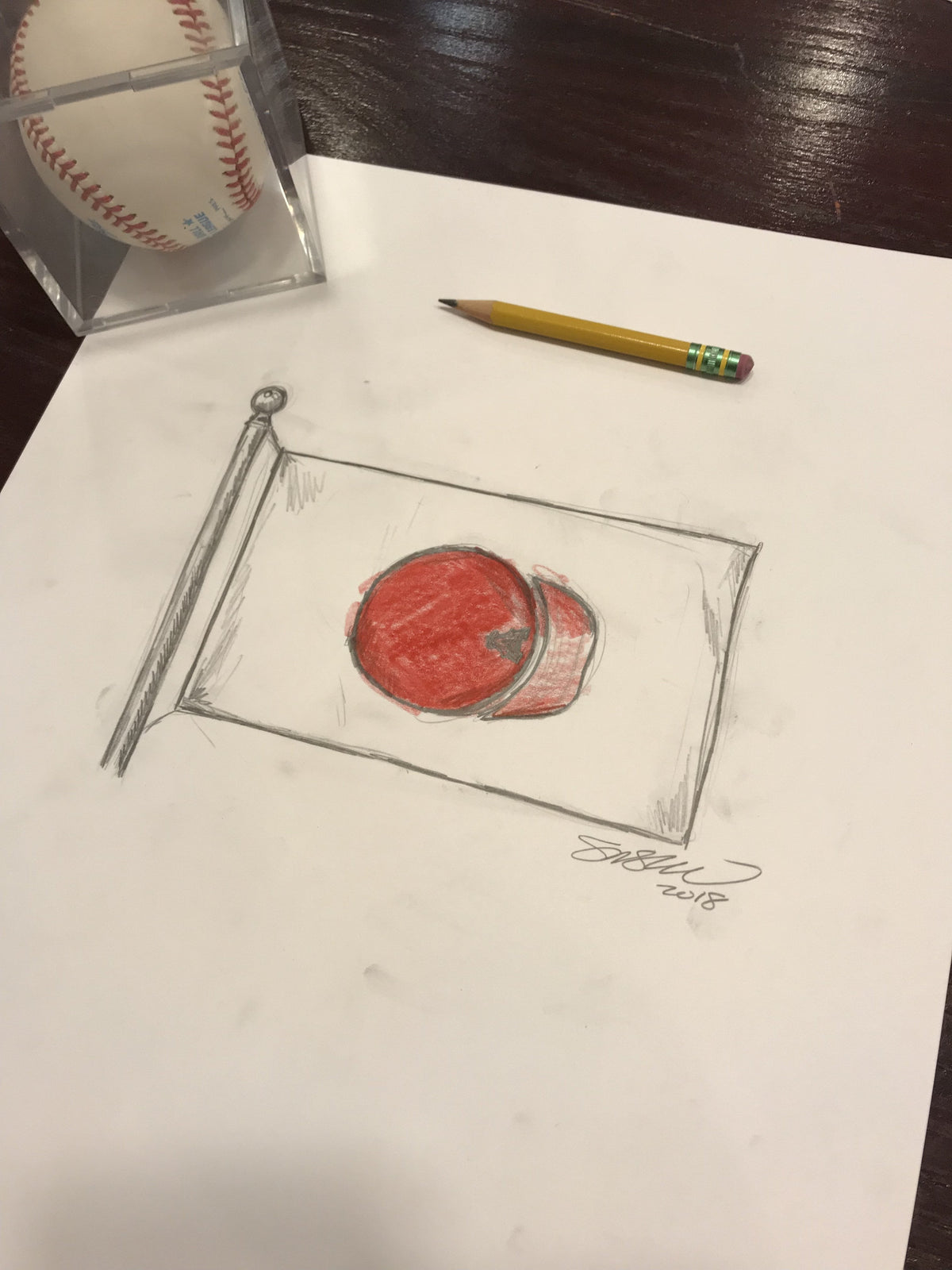 Ohtani to Anaheim Sketch