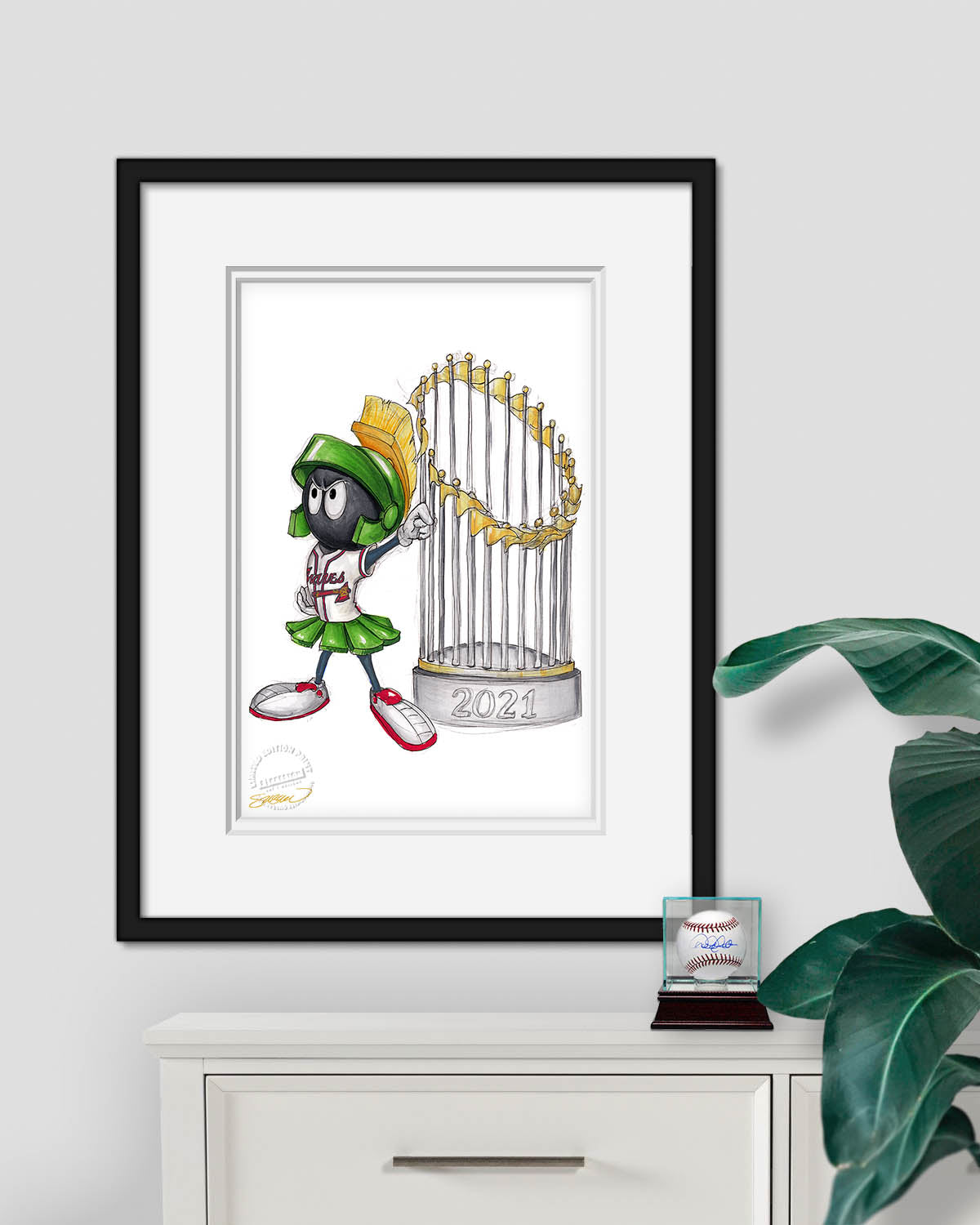 World Series Marvin The Martian 2021 Limited Edition Fine Art Print