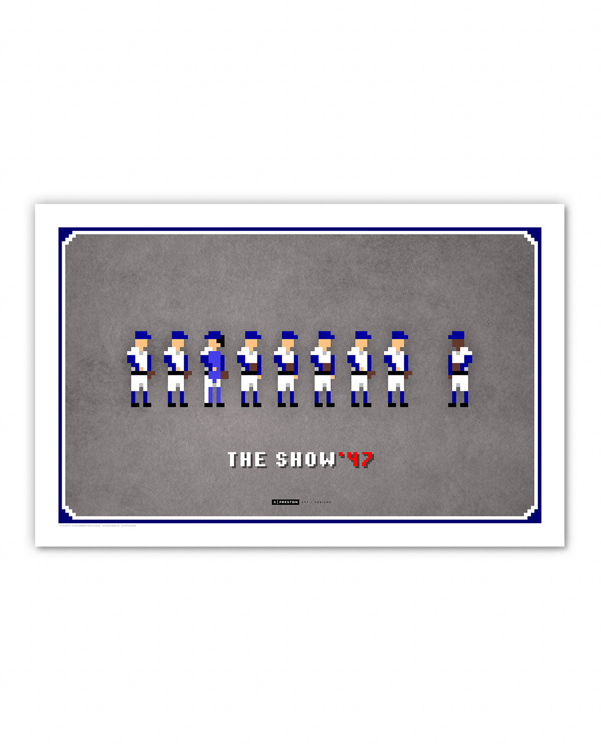 8-Bit Color Barrier Poster Print
