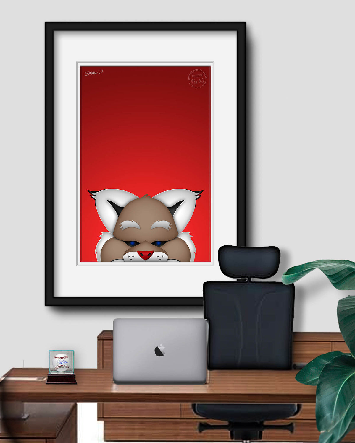 Minimalist D. Baxter the Bobcat