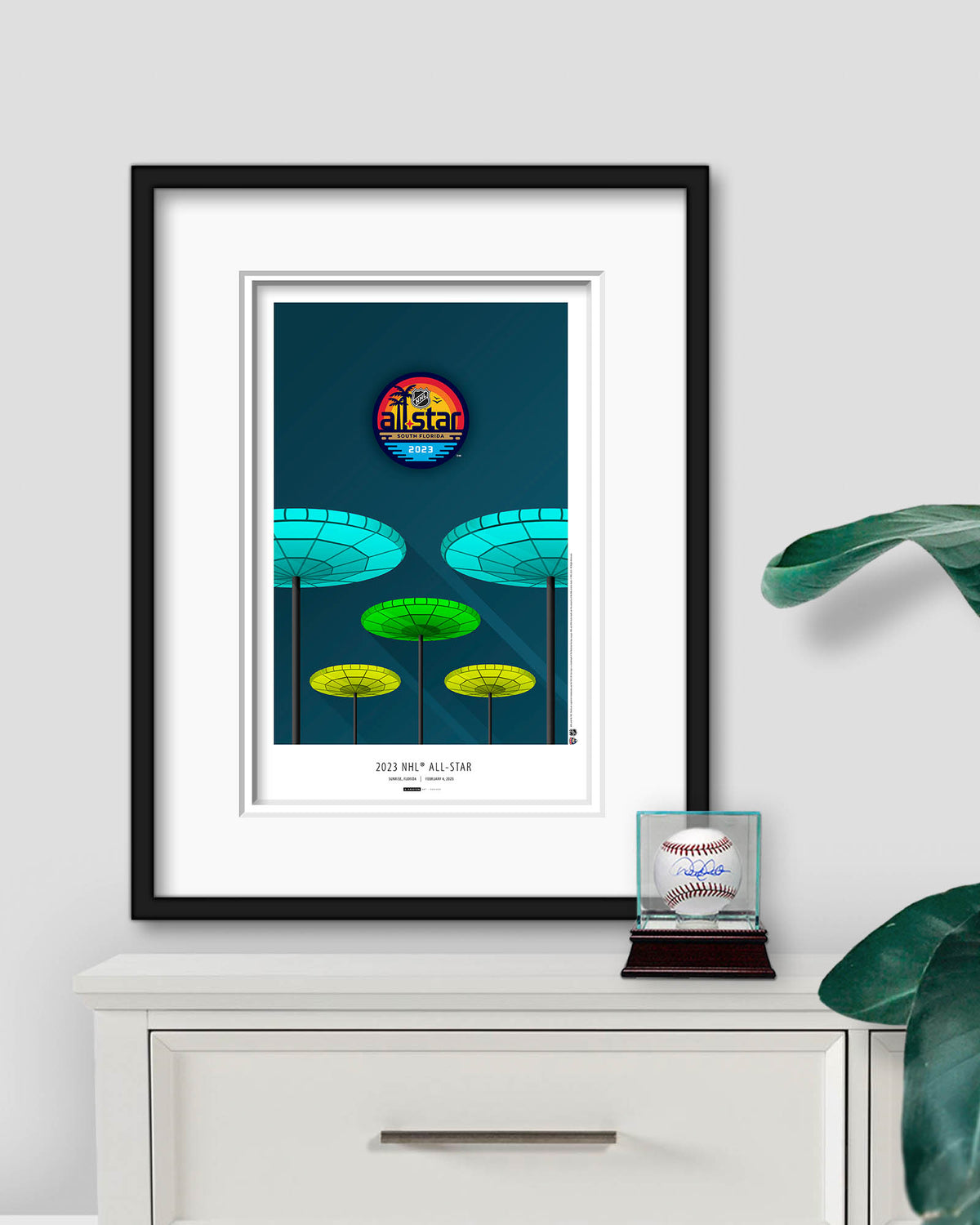 2023 NHL All-Star Game Minimalist FLA Live Arena Limited Edition Art Print
