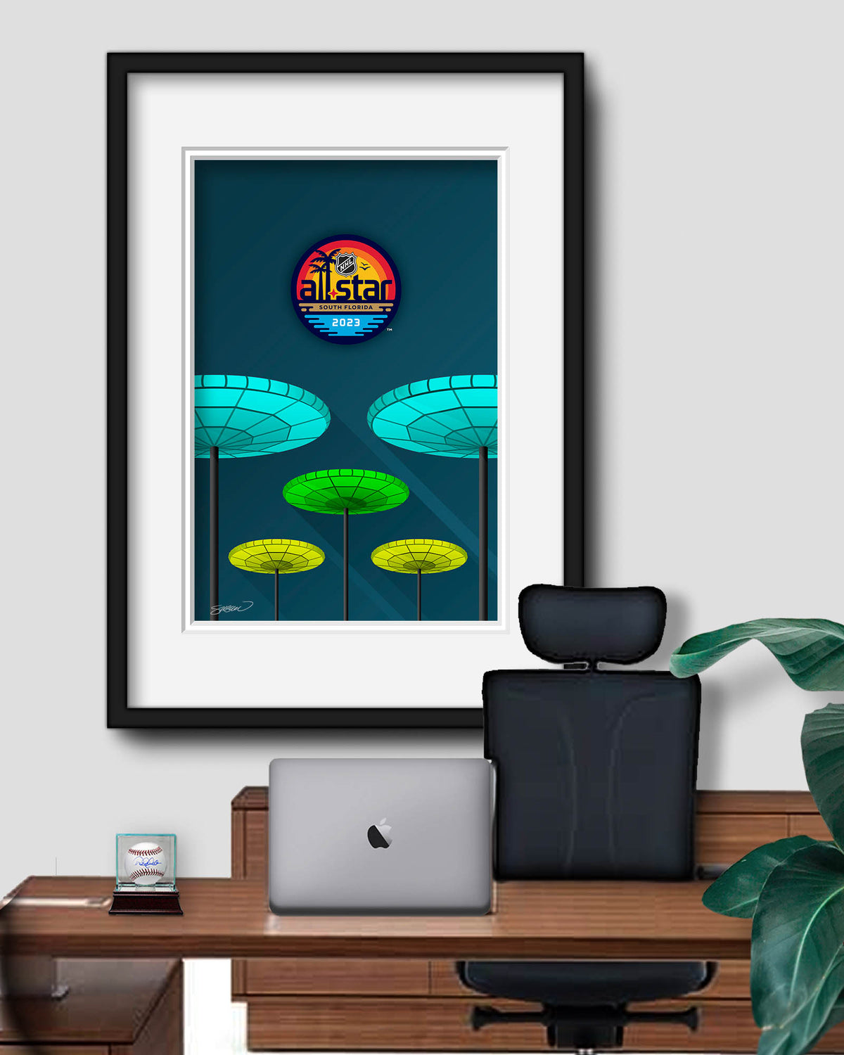 2023 NHL All-Star Game Minimalist FLA Live Arena Limited Edition Art Print