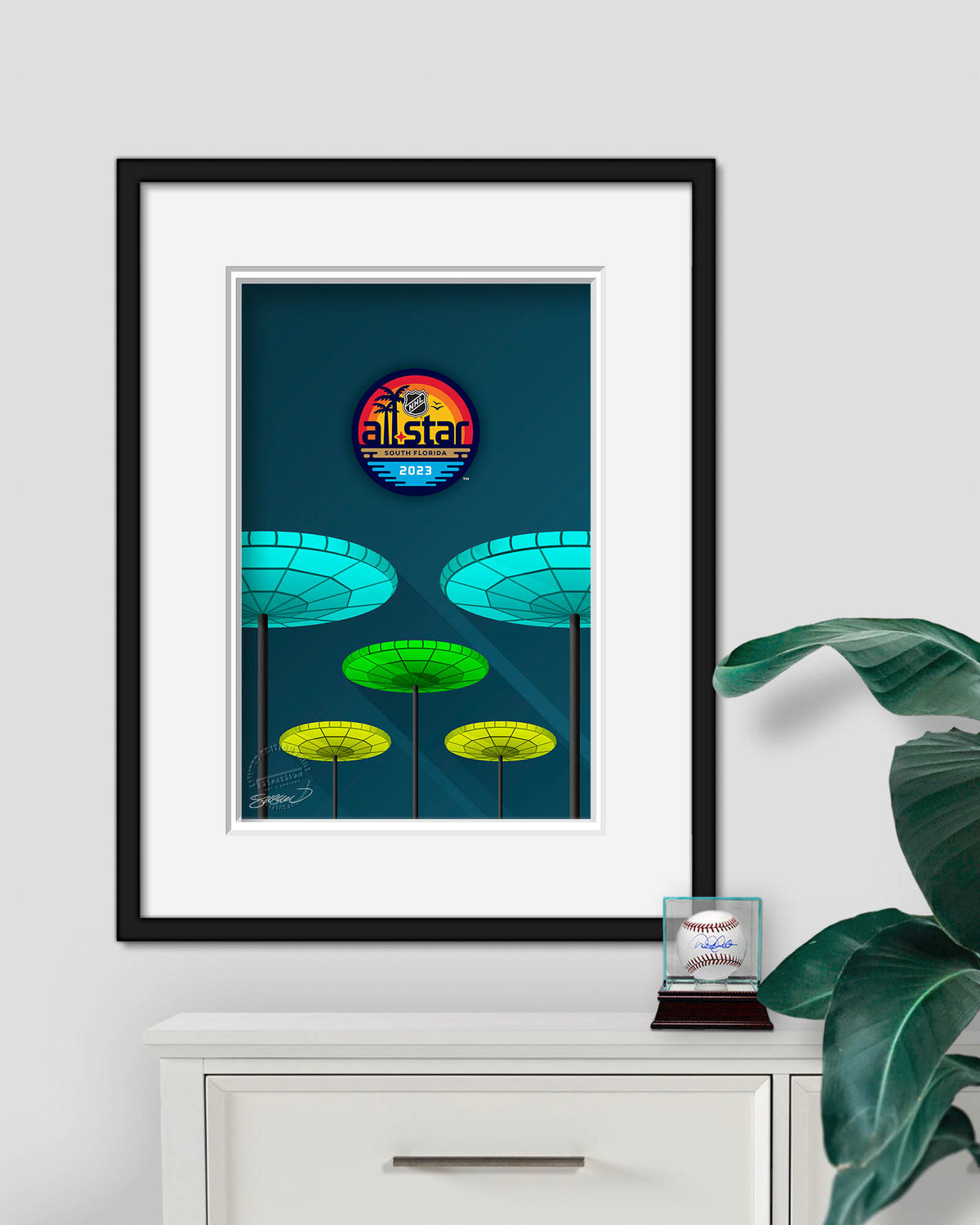 2023 NHL All-Star Game Minimalist FLA Live Arena Limited Edition Art Print