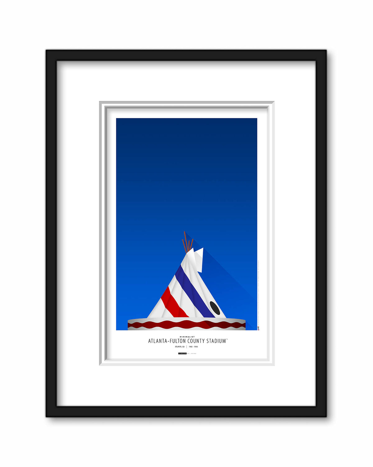 Minimalist Atlanta-Fulton County Stadium