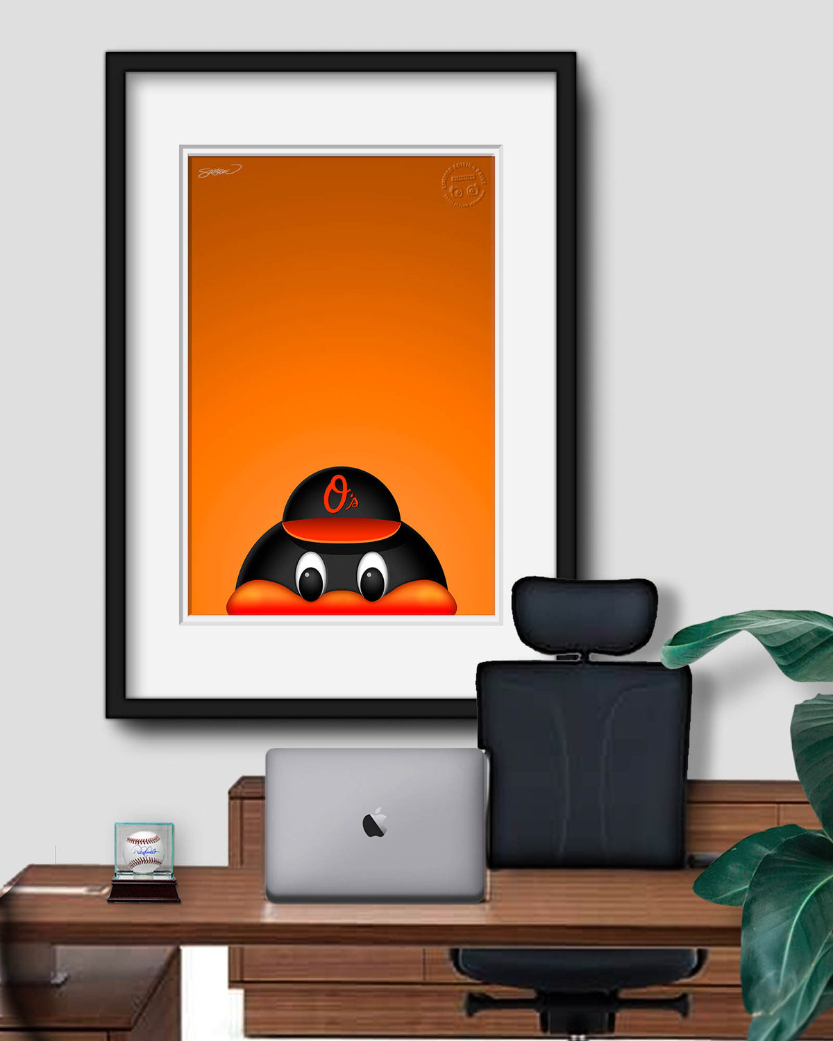 Minimalist Oriole Bird