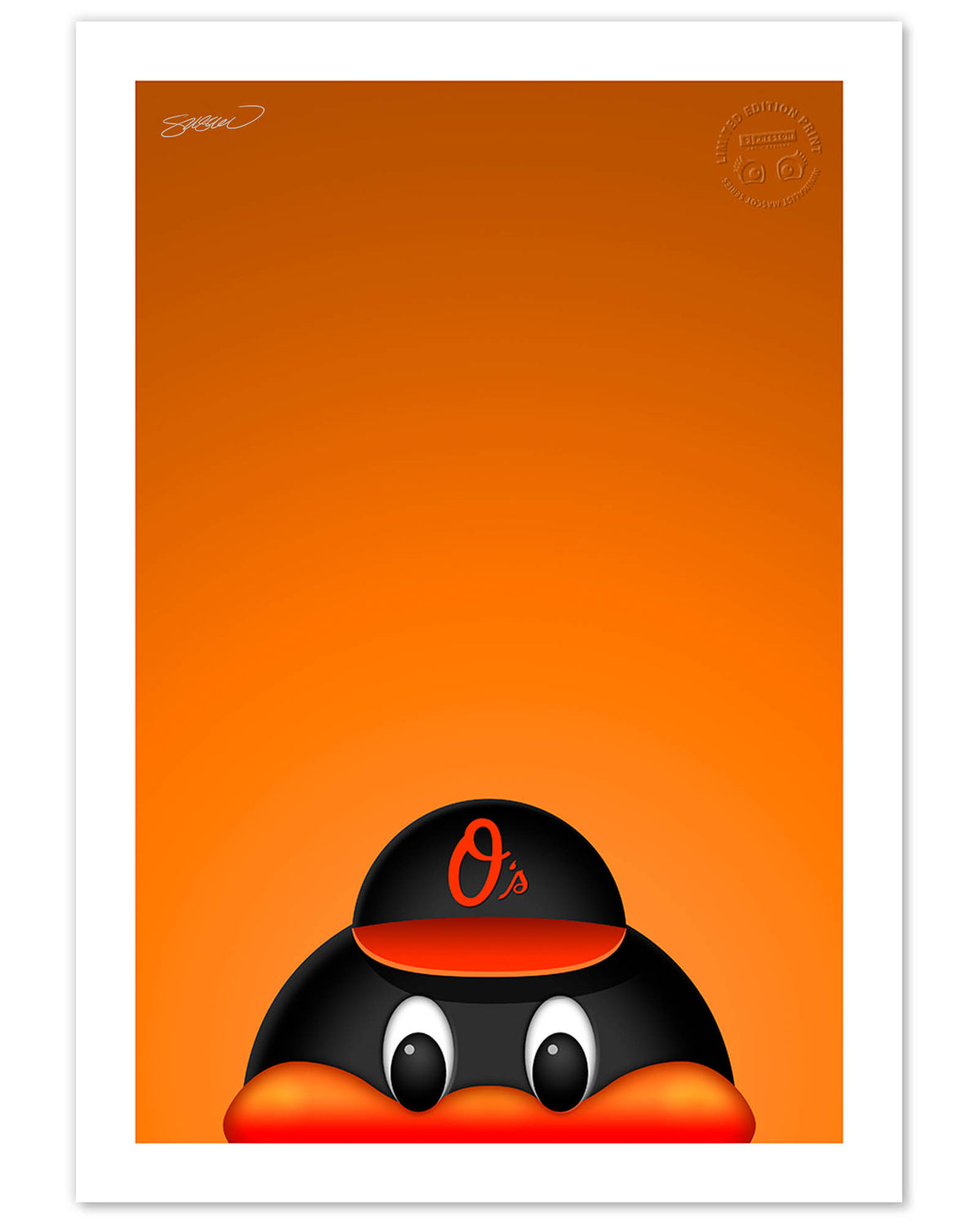 Minimalist Oriole Bird