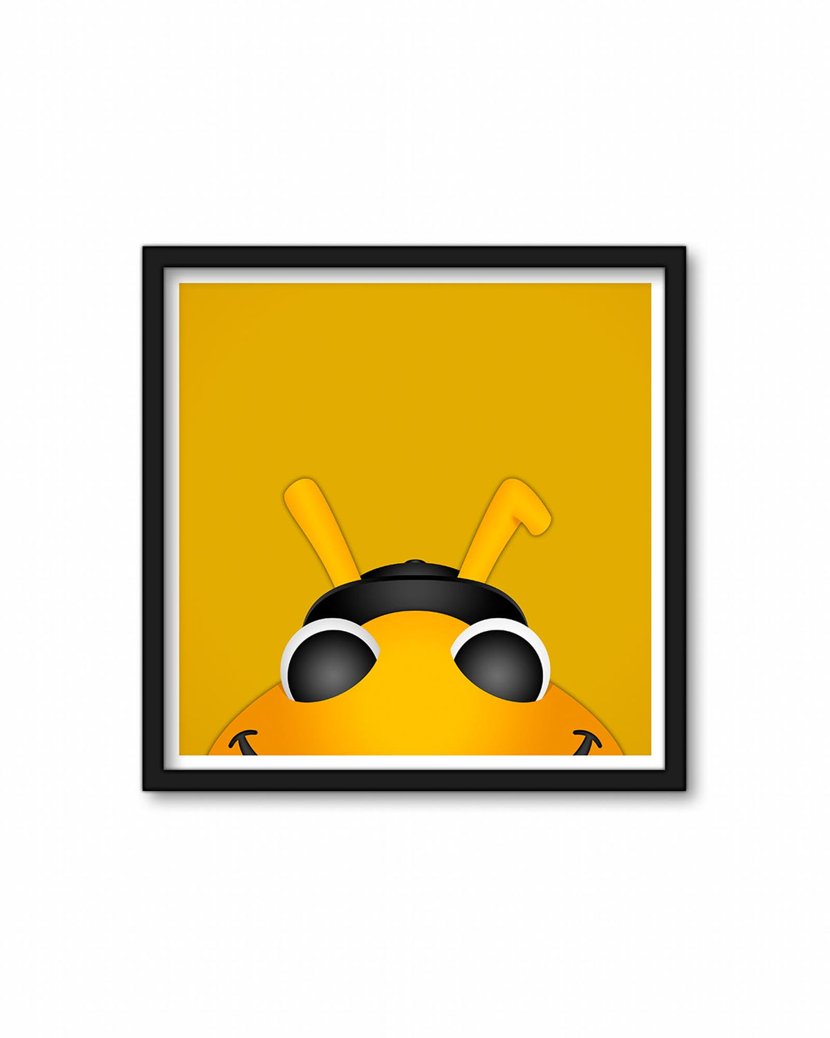 Minimalist Bumble Square Poster Print