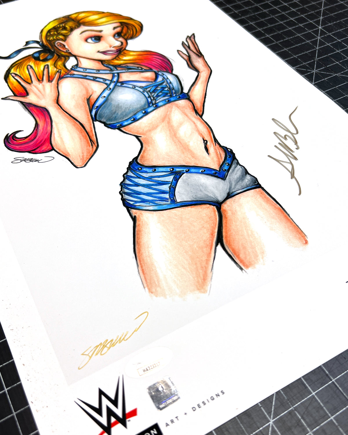 The Little Miss Bliss Print - Alexa Bliss Autographed - Authenticated