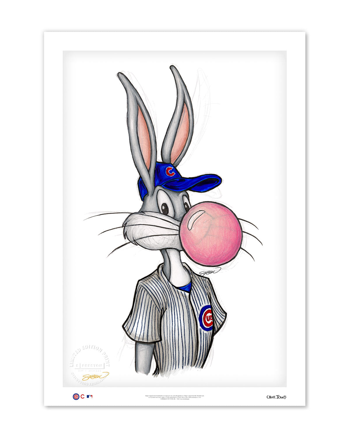 Bubblegum Bugs x MLB Cubs Limited Edition Fine Art Print