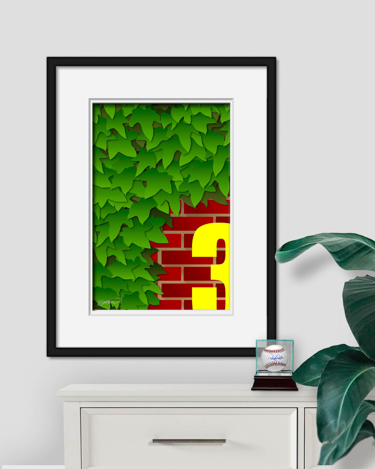 Minimalist Wrigley Field Art Print