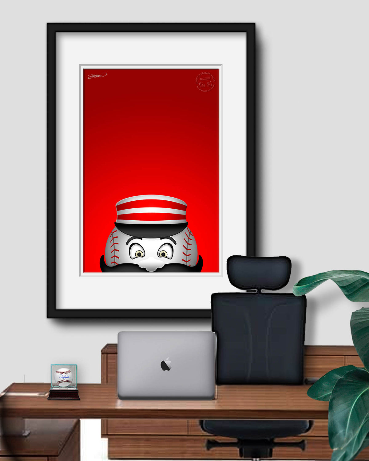 Minimalist Mr. Redlegs