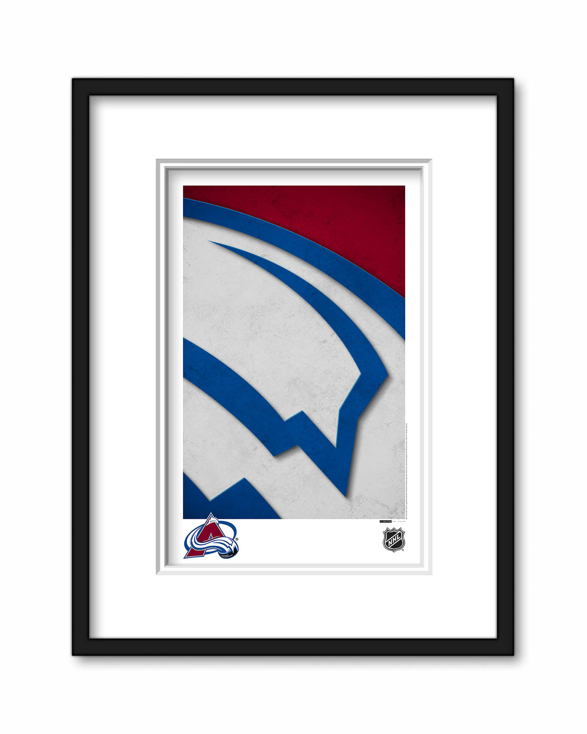 Minimalist Logo - Colorado Avalanche Poster Print - CLEARANCE