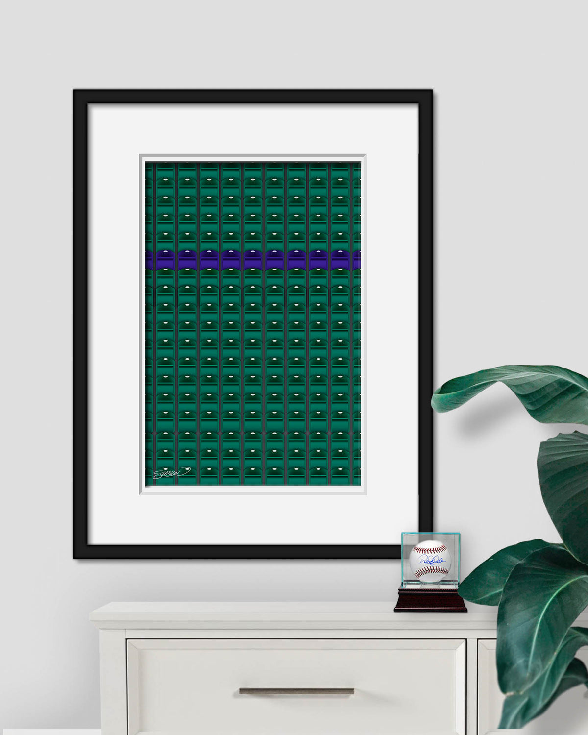 Minimalist Coors Field Art Print