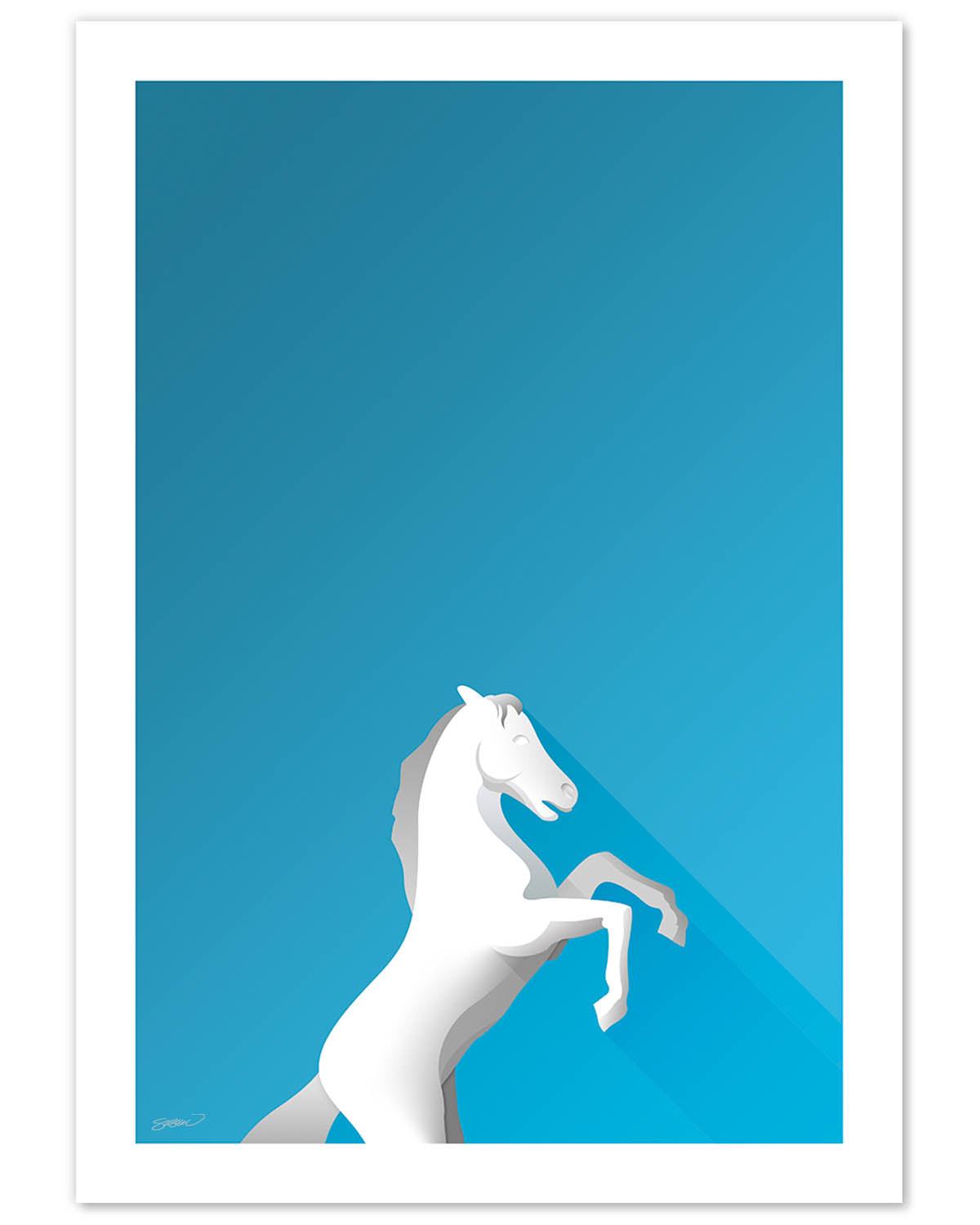 Minimalist Empower Field at Mile High