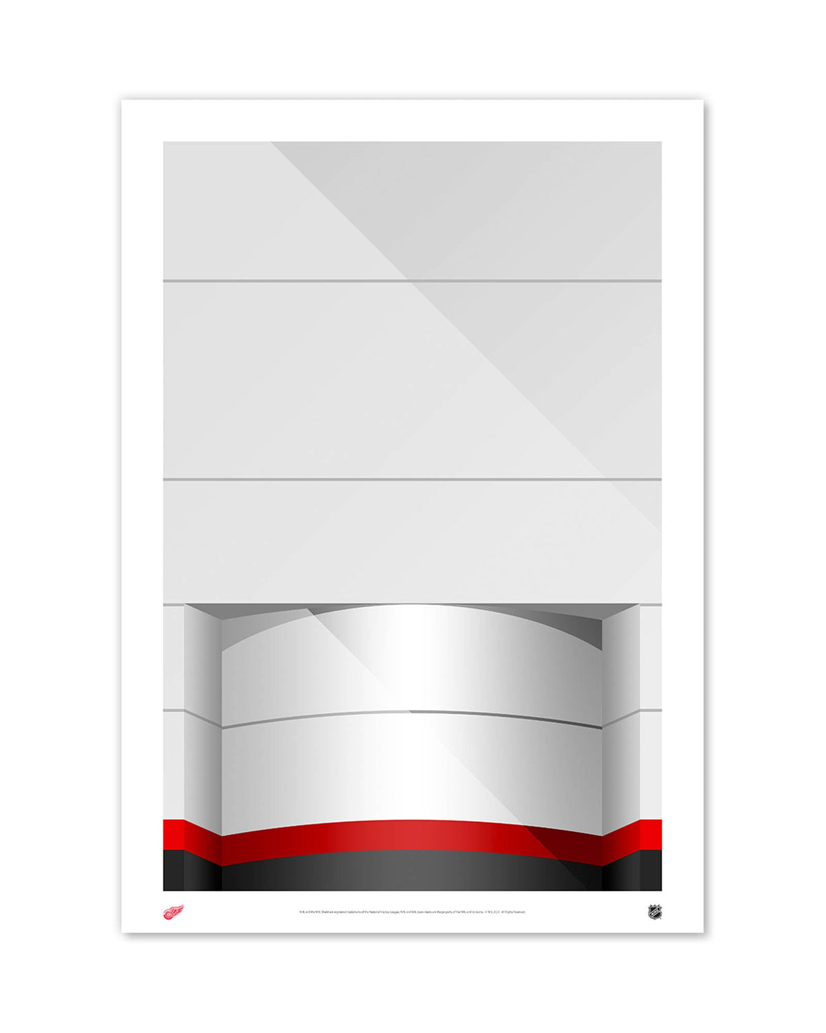 Minimalist Joe Louis Arena Art Print