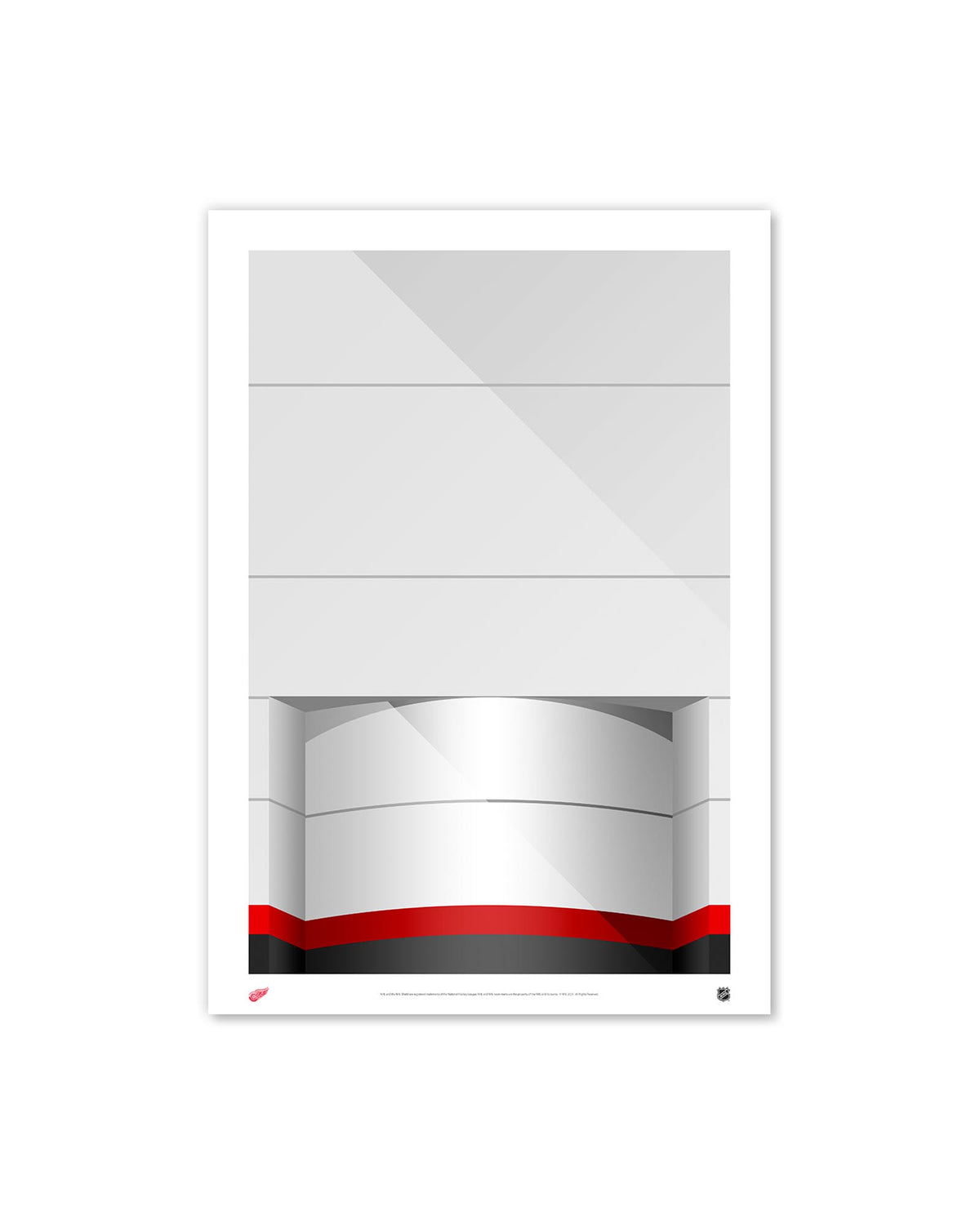 Minimalist Joe Louis Arena Art Print