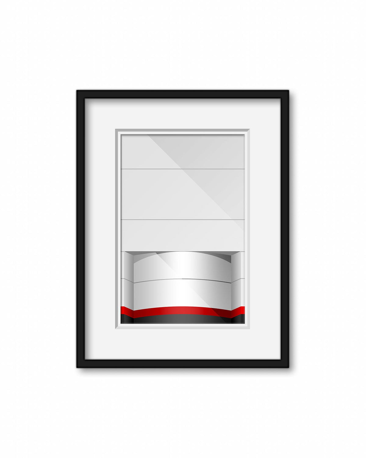 Minimalist Joe Louis Arena Art Print