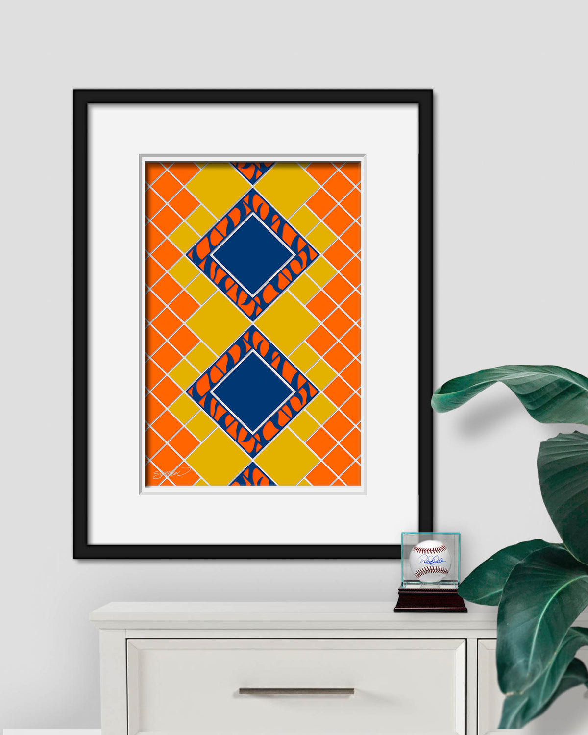 Minimalist Comerica Park Art Print