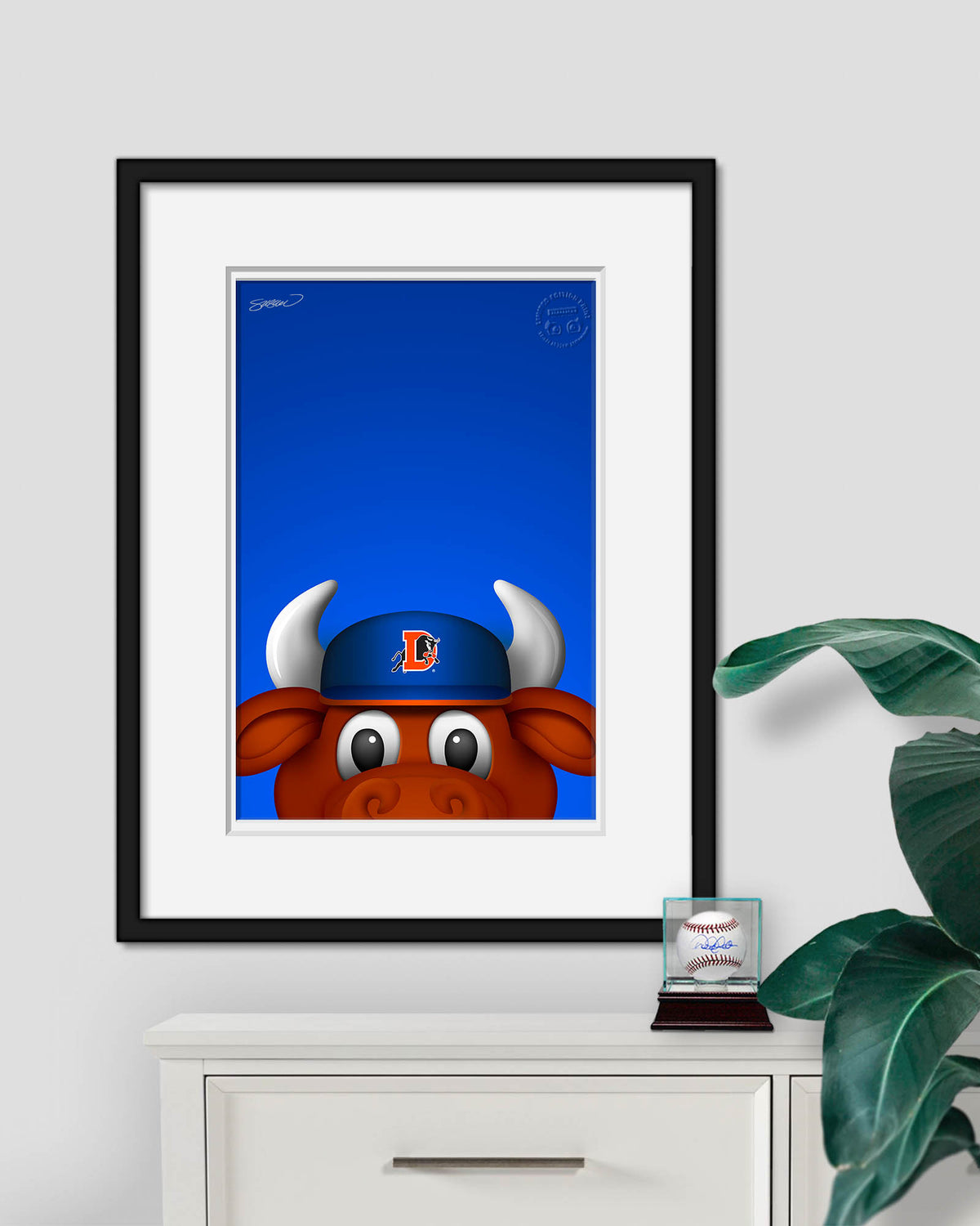 Minimalist Wool E. Bull Limited Edition Fine Art Print