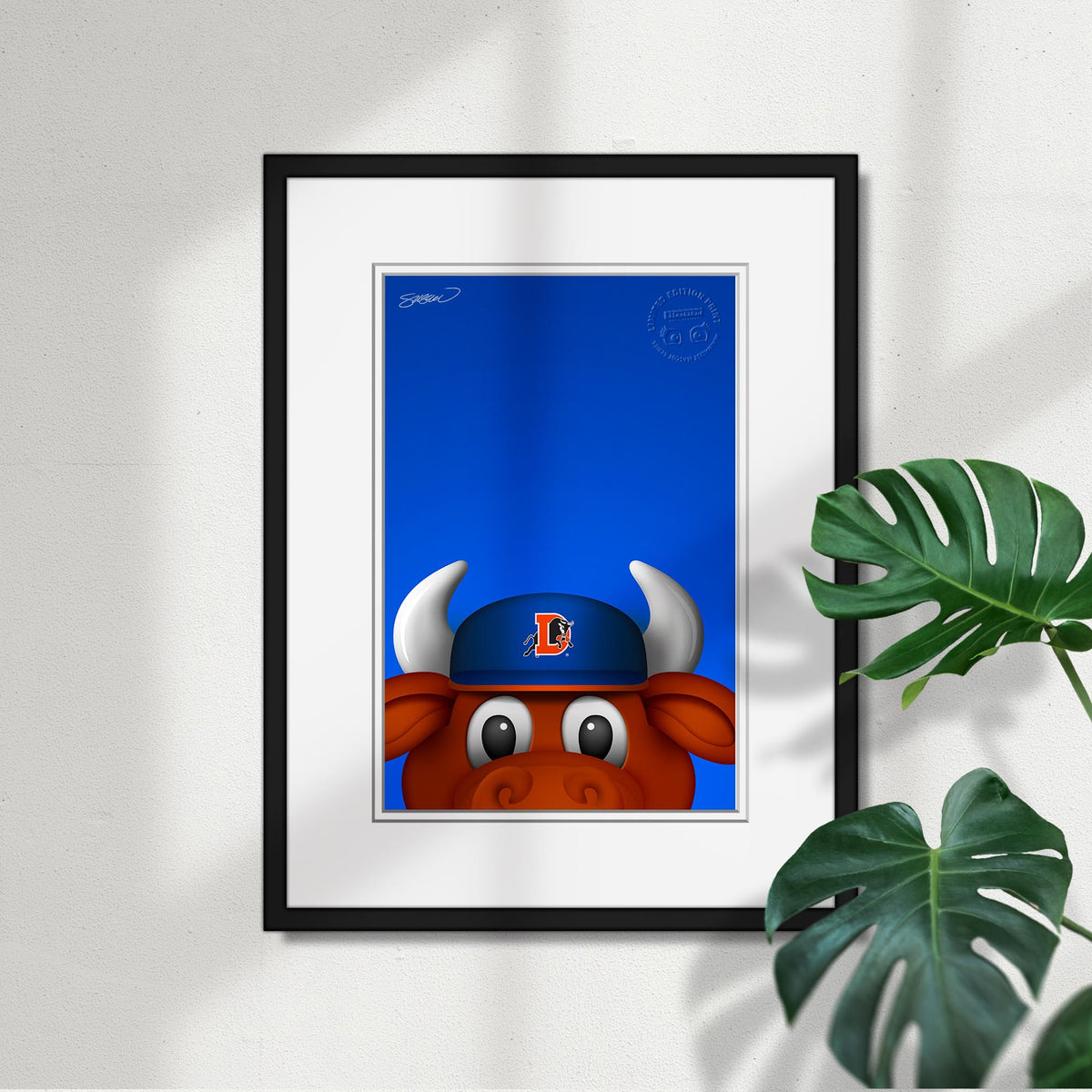 Minimalist Wool E. Bull Limited Edition Fine Art Print
