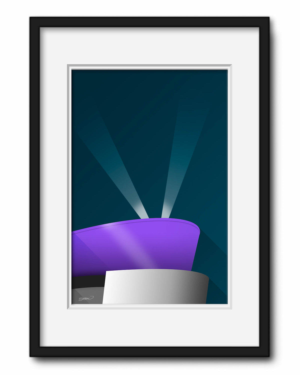 Minimalist Crypto.com Arena Art Print