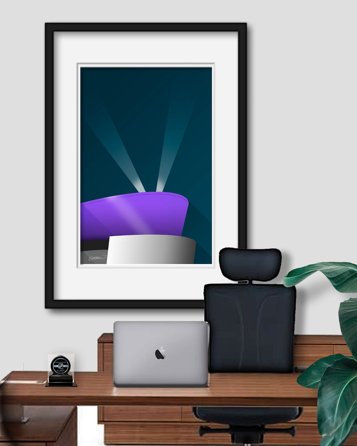 Minimalist Crypto.com Arena Art Print
