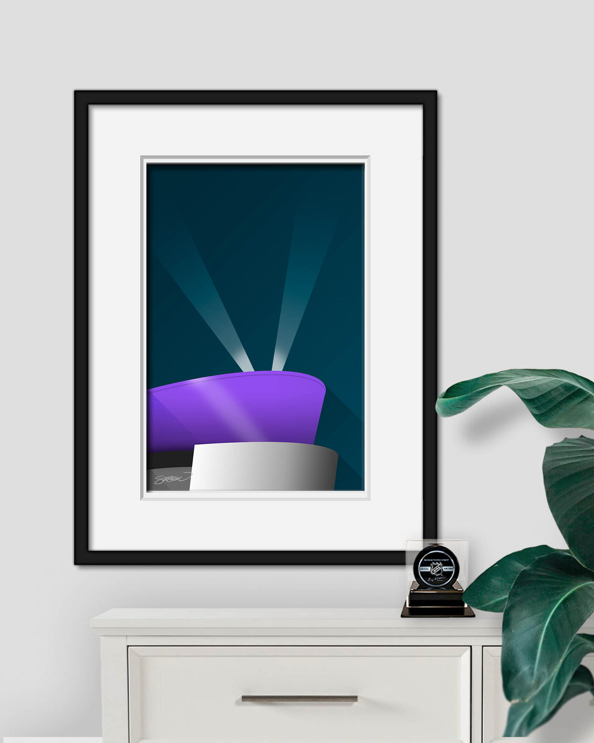 Minimalist Crypto.com Arena Art Print