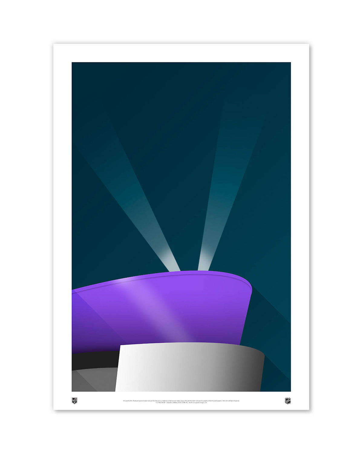 Minimalist Crypto.com Arena Art Print