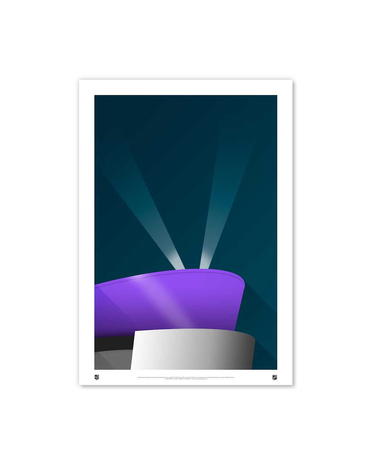 Minimalist Crypto.com Arena Art Print