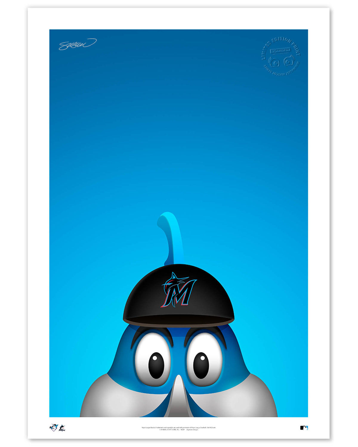 Minimalist Billy The Marlin