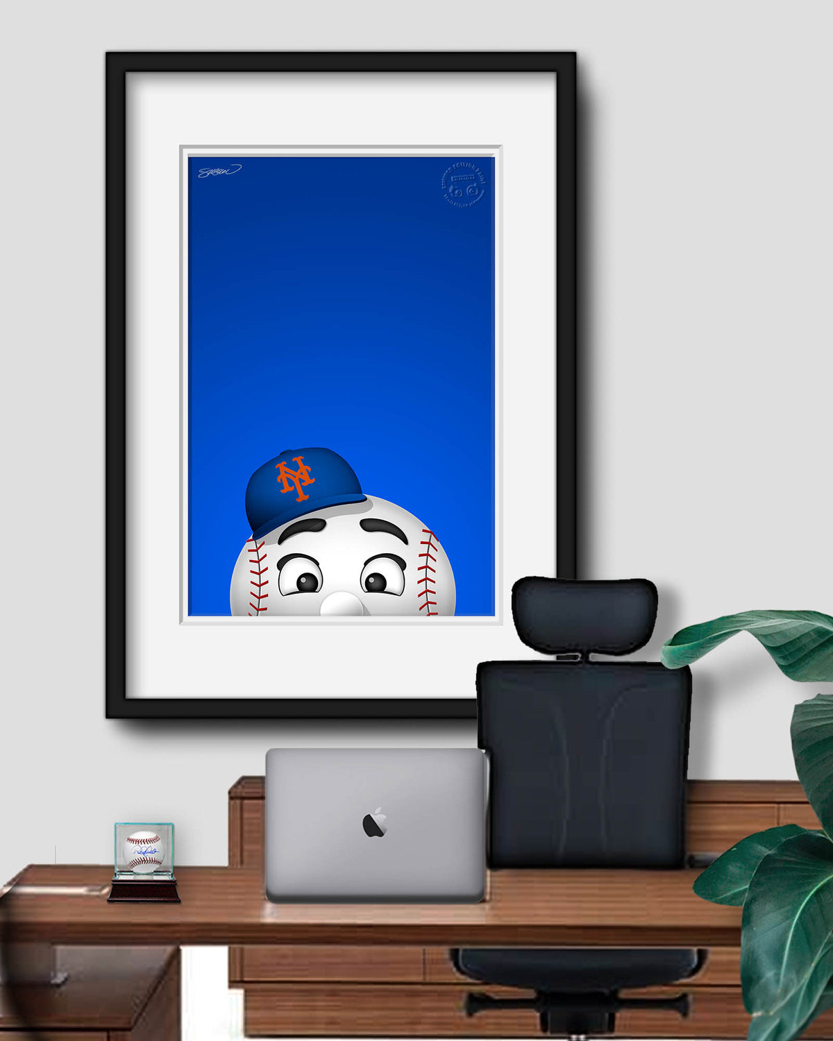 Minimalist Mr. Met
