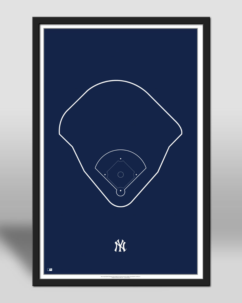MLB Outline Ballpark - Yankee Stadium New York Yankees - S Preston