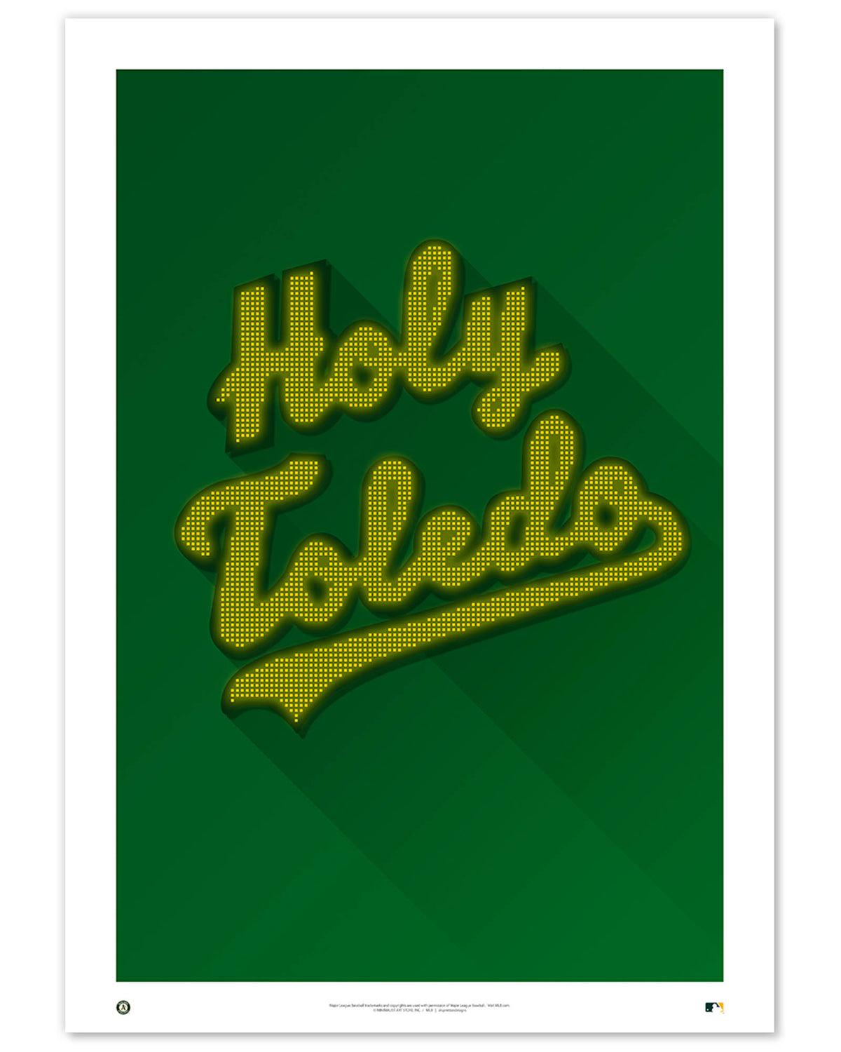 Minimalist Oakland Coliseum (Holy Toledo)