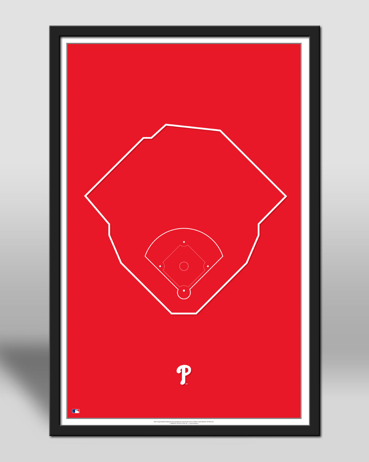 MLB Outline Ballpark - Citizens Bank Park Philadelphia Phillies - S Preston