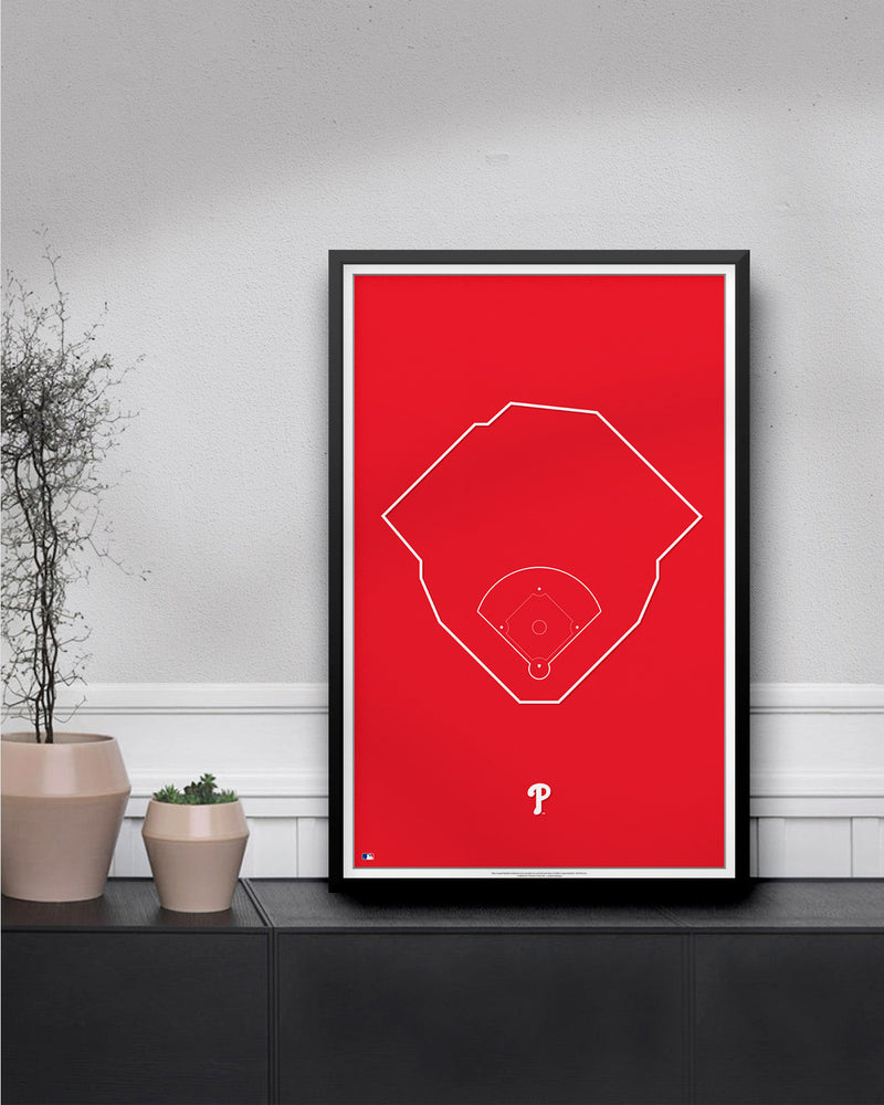 MLB Outline Ballpark - Citizens Bank Park Philadelphia Phillies - S Preston