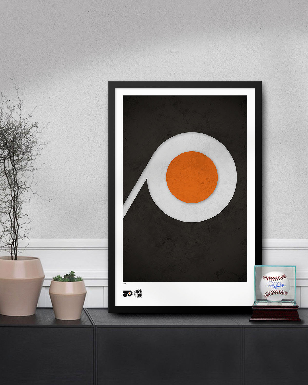 Minimalist Logo - Philadelphia Flyers Poster Print